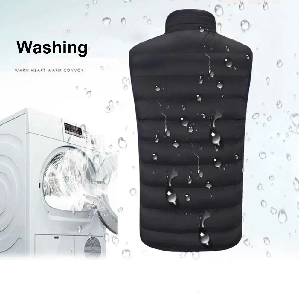 

Electric Heated Vest Hot Sleeveless Down Cotton 5-12v USB Clothing Physiotherapy Thermal Heating Coat Winter Warm Body Warmer