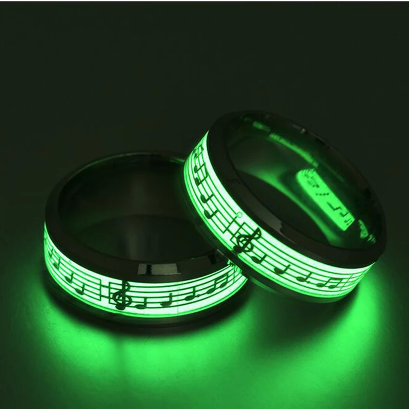 Высокое качество световой музыка пятилинейное музыкальная Партитура Кольца из