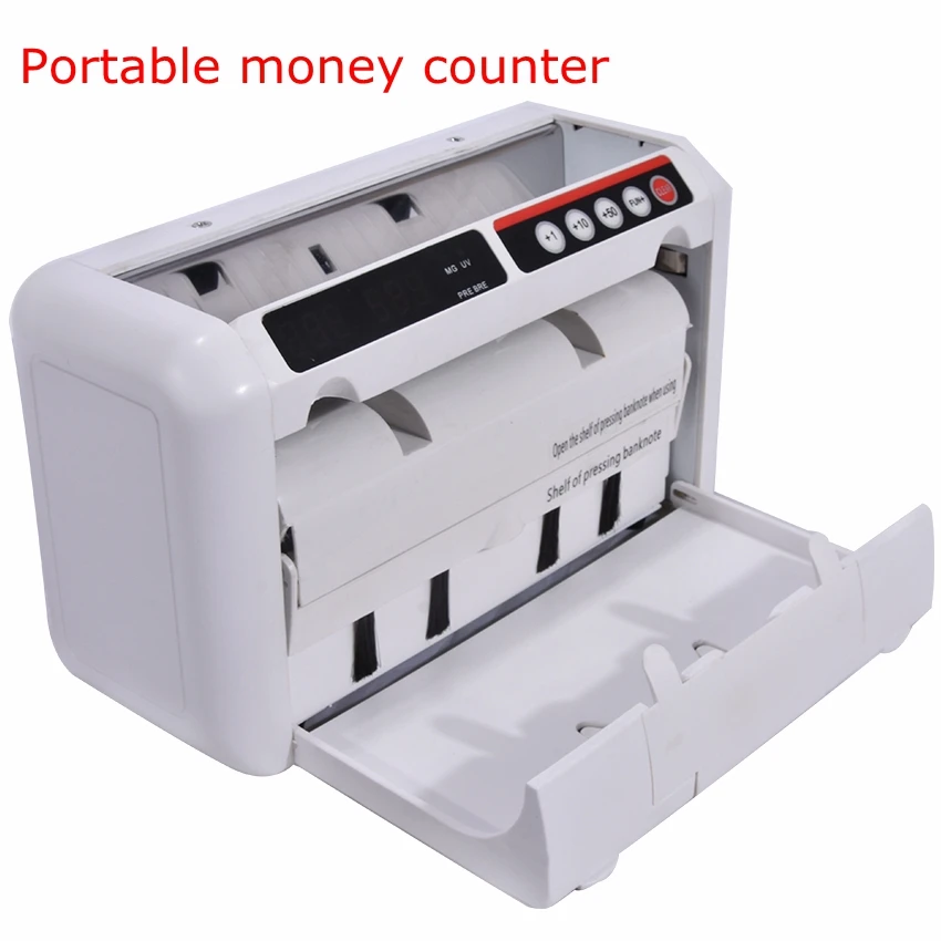 Portable Money Counting Machine Rechargeable Compact Smart Mini Money Detector Multi-Country Currency Counting Machine