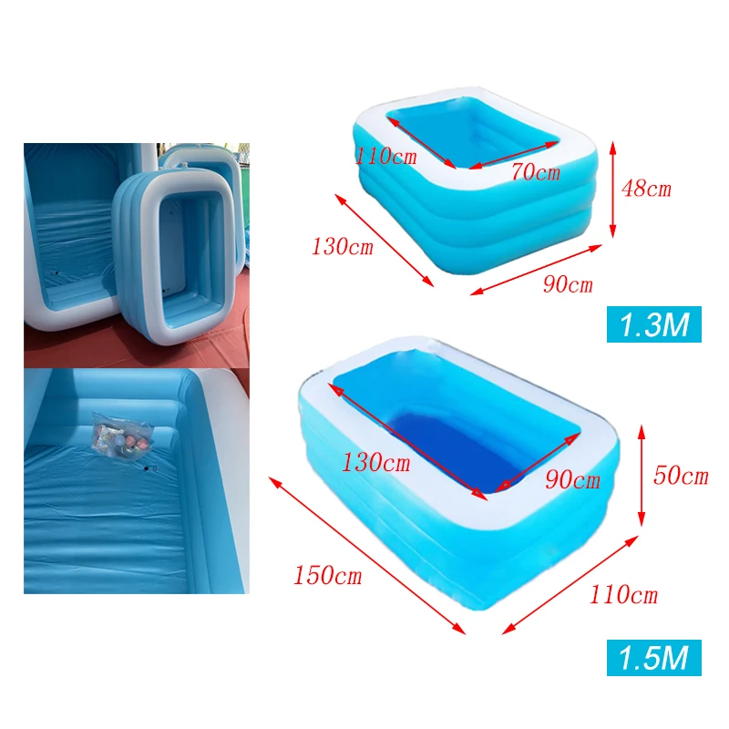 Детский бассейн портативный детский сухой надувной Открытый Бассейн семейный