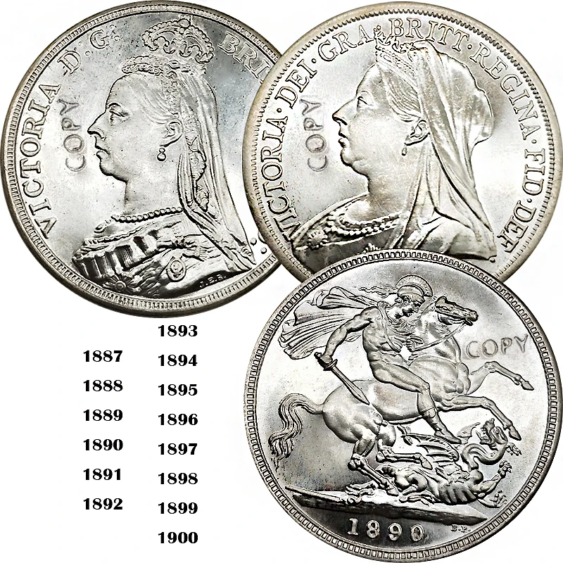 14 шт 1887-1900 Великобритания полный набор 27 г имитация монеты Королева Виктория монеты Великобритания украшение дома монета