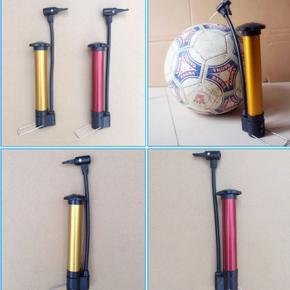 

Bike Pump Outdoor Supplies Basketball Pump Bicycle High-pressure Pump Inflatable Tube Portable Steel Tube Manual Pump Mini Pump