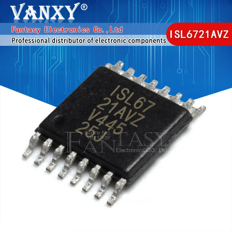 5 шт. ISL6721AVZ TSSOP16 ISL6721 TSSOP-16 ISL6721AVZ-T TSSOP