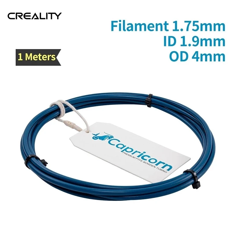 

Creality Capricorn Bowden PTFE Tubing XS Series 1M 2M For Ender-3 V2 3D Printer Parts 1.75mm Filament 1.9mm OD4mm New PTFE Tube