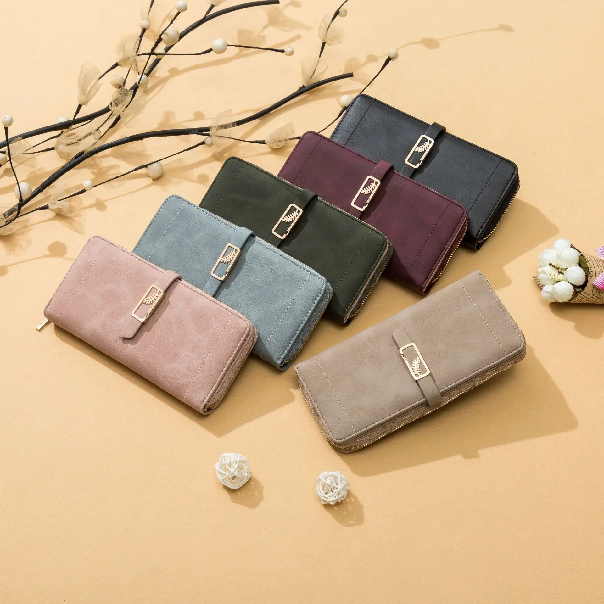 New Big Capacity Women Wallets Pu leather Wallet Female Long Hasp Purse Money Bag Phone Pocket Coin Card Holders Clutch Carteras | Багаж и