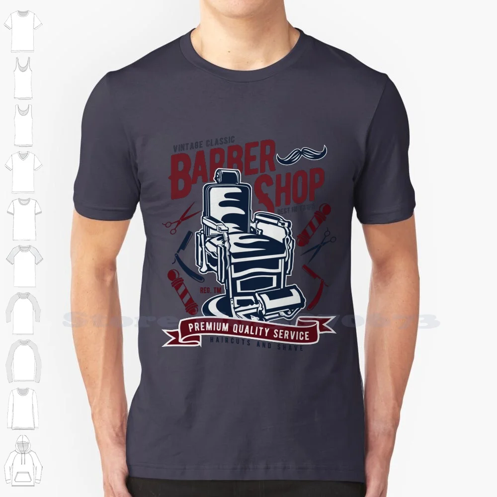 

Vintage Classic Barber Shop - Premium Quality Service Black White Tshirt For Men Women Vintage Classic Barber Shop Premium