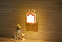 creative led induction night light bedroom corridor energy saving light