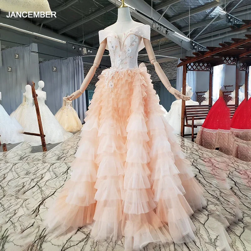 

HTL1779 красивое свежее платье с аппликацией и кристаллами, вечернее платье 2020 с коротким рукавом и v-образным вырезом, Цветочное платье