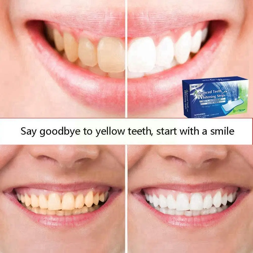 

14 Pairs Of De-yellow Decontamination Beautiful Teeth Dental Care Sticks Tools O4N0