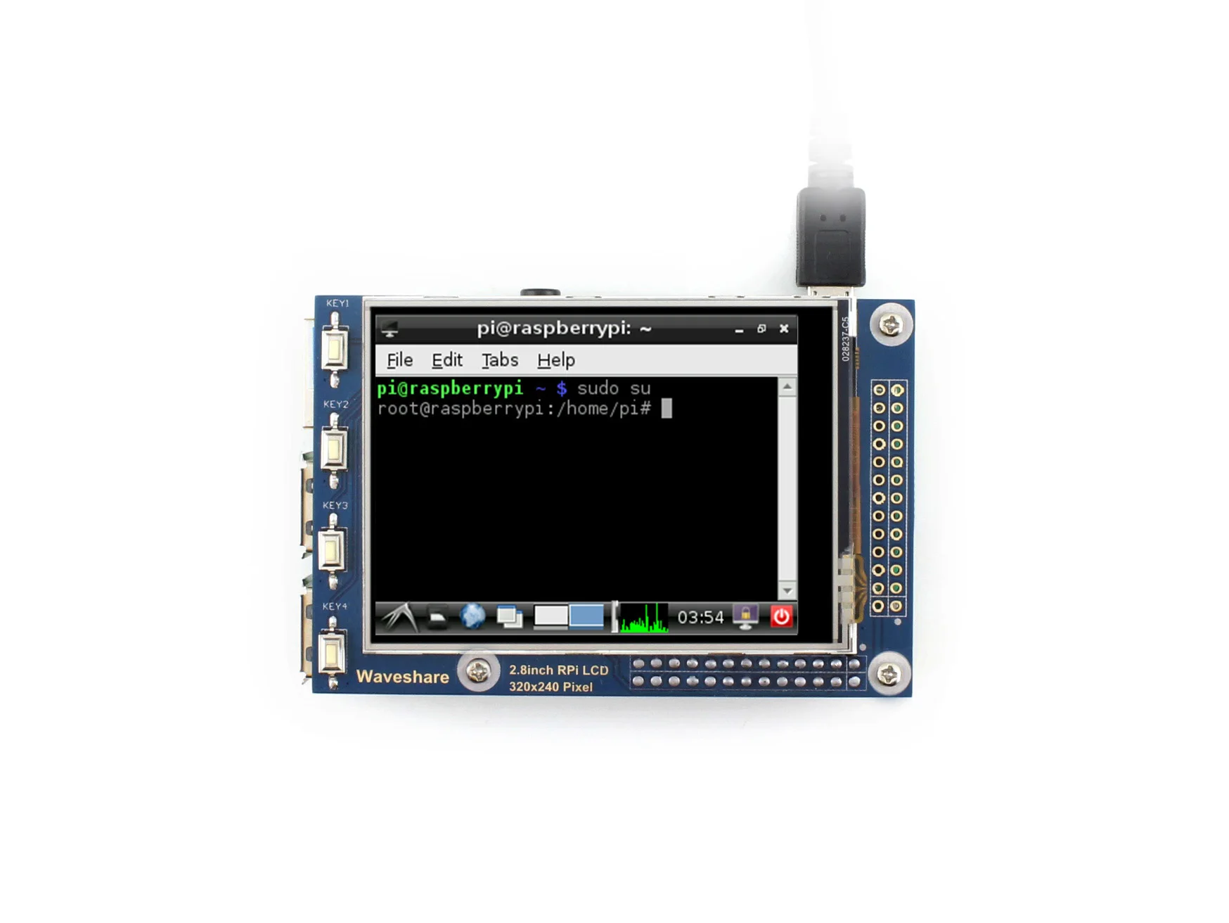 Waveshare 2 8 дюймовый RPi LCD (A) 320*240 резистивный сенсорный экран TFT с SPI интерфейсом