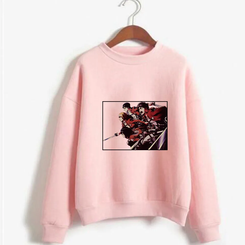

Hot Japanese Anime Attack on Titan Hoodie Casual Long Sleeves O-neck Male and Female