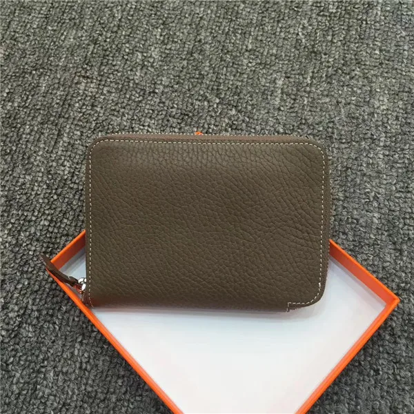 dark grey Kafunila тонкий женский кошелек из натуральной коровьей кожи мягкая натуральная кожа держатель для карт ID Кредитная карта пакет роскошный бренд женский кошелек для монет - Цвет: dark grey
