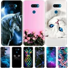 Мягкий чехол для LG Q60, чехол из мягкого ТПУ с милым мультяшным цветком, чехол для телефона Lg Q60 Q 60, задняя крышка, чехол-бампер