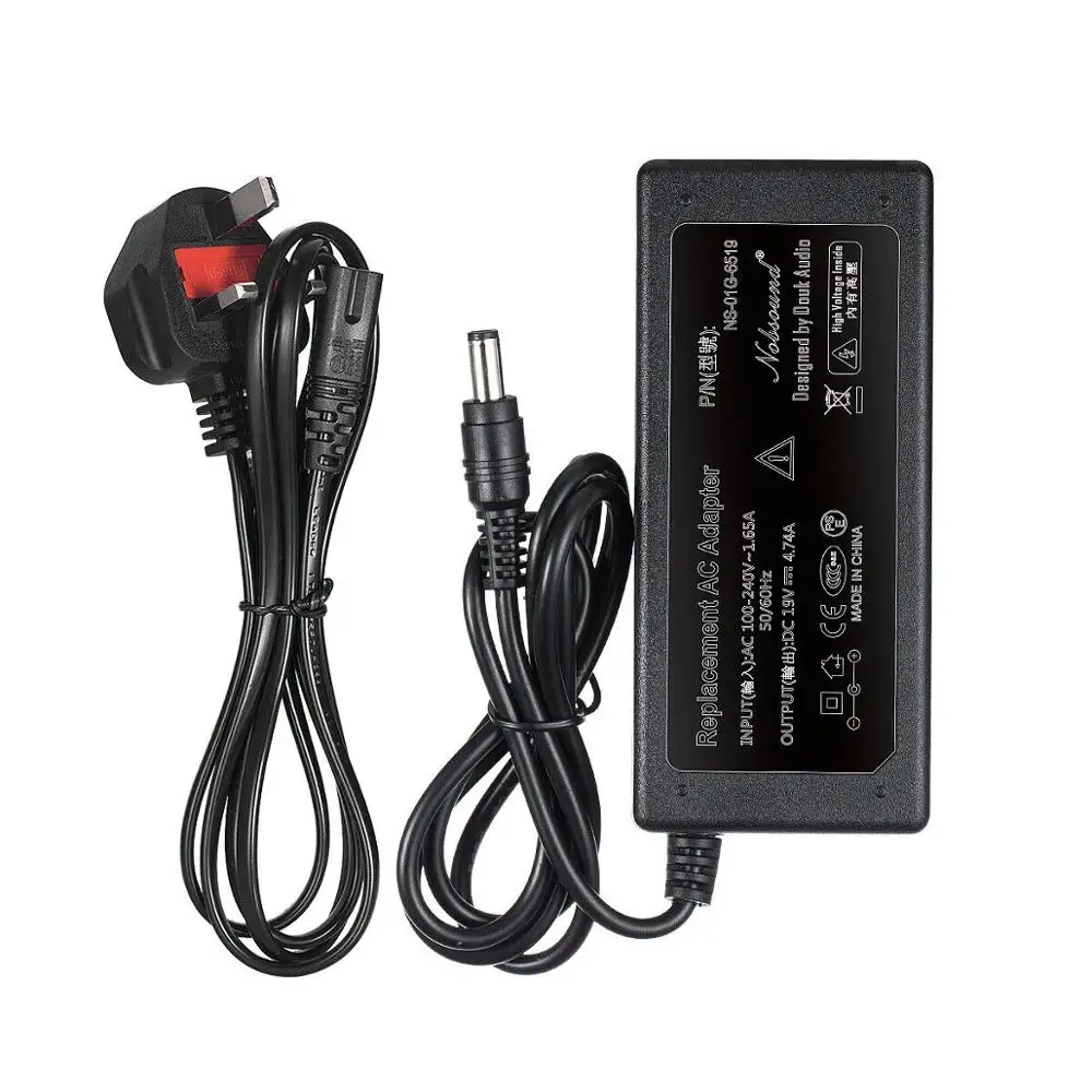 Nobsound DC 19V 3.42A Мощность адаптер Универсальный Питание Зарядное устройство Вход 100-240V 50/60Hz для цифровой усилитель - Цвет: UK Plug