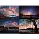 Алмазная вышивка звездное небо, картина сделай сам с полными квадратными стразами, цветная вышивка крестиком ручной работы, мозаика для домашнего декора стен