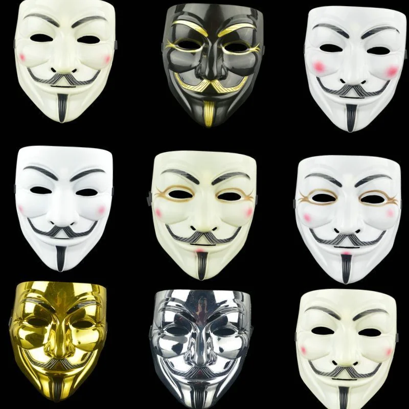 

New Anonymous Steampunk Horror Scary Cosplay Halloween Masks for The Face Party Decor Mask Masque Props Reusable Masquerade