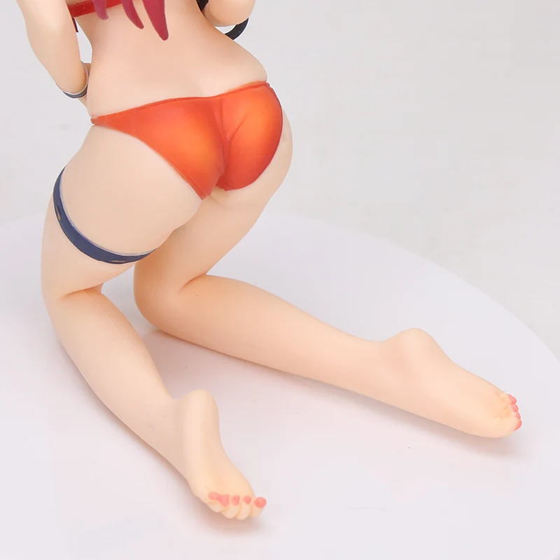 13 см Япония Аниме Самурайские девушки Jubei Yagyu купальник сидя Ver. Scale 1/7 Окрашенные ПВХ Фигурки Модель игрушки
