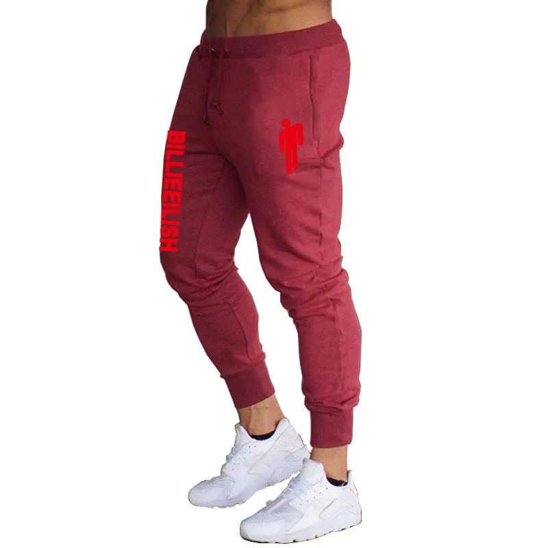 

2021 new pants men's sports trousers running pants men's fitness jogging track and field pants