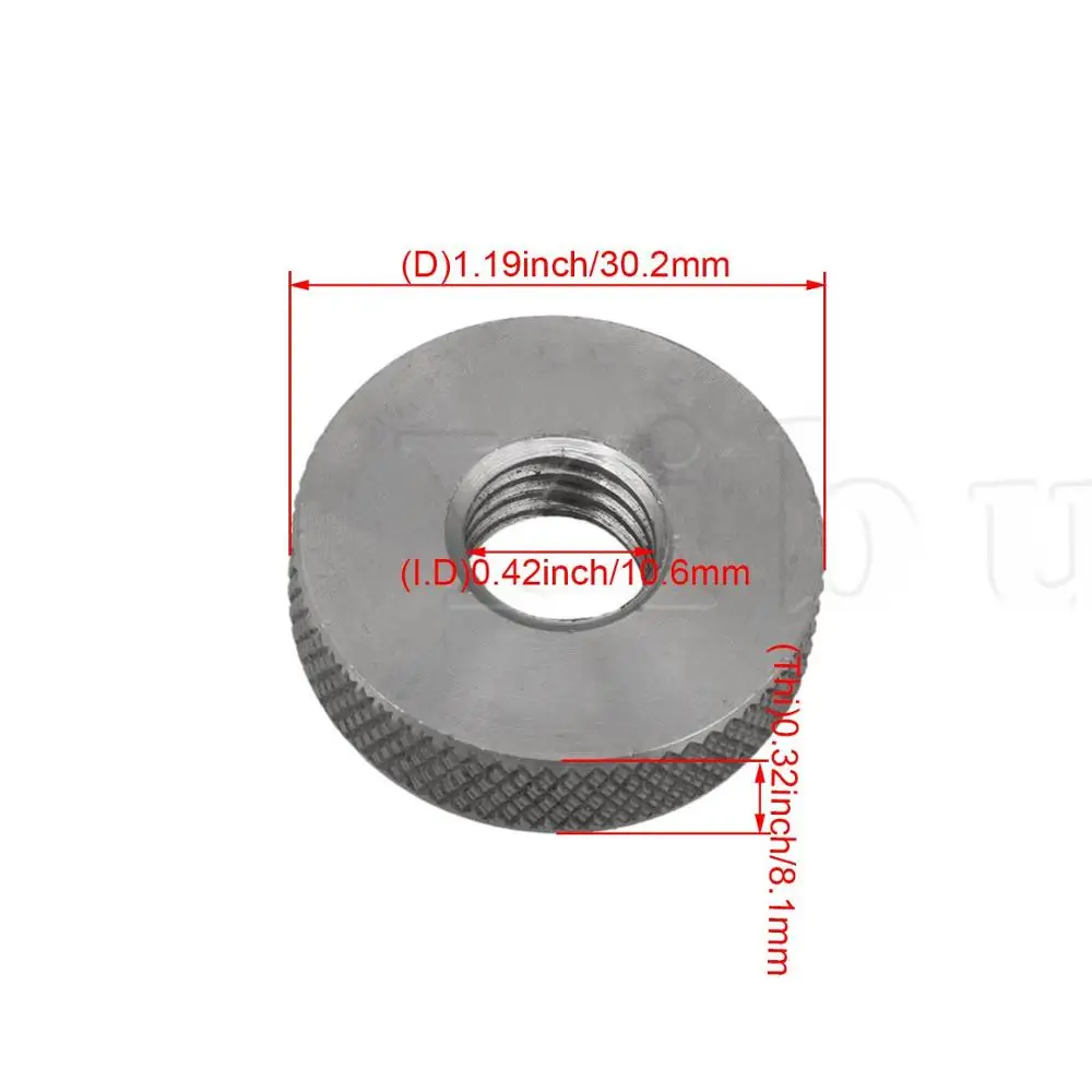 

M12x30.2x8.1 Knurled Nut Flat Knurled Nut Knurled Thumb Round Nuts