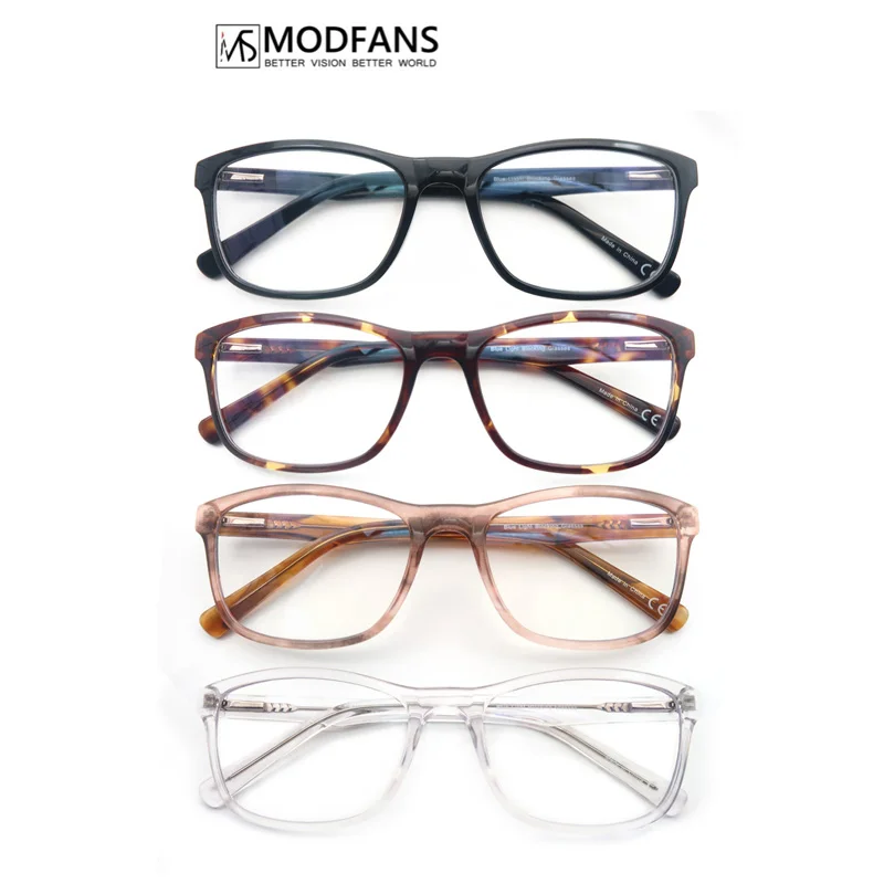 

Men Blue Light Blocking Glasses Women Oavl Classice Eyeglasses For Computer Handmade Acetate Frame Anti Eyestrain,With Boxes