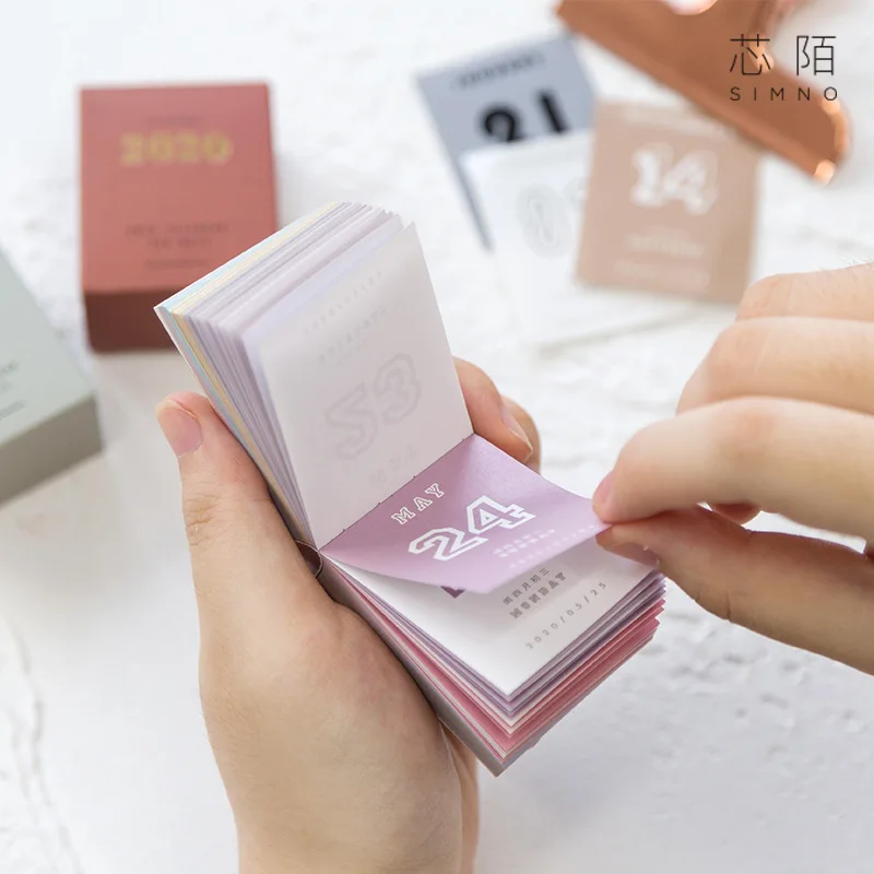 Креативная простота 2019 2020 мини календари DIY Пуля журнал стикер рабочий график