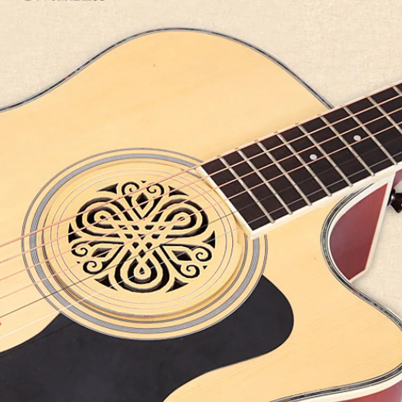 Чехол для акустической гитары тихий чехол с отверстиями 41 дюйм несколько стилей