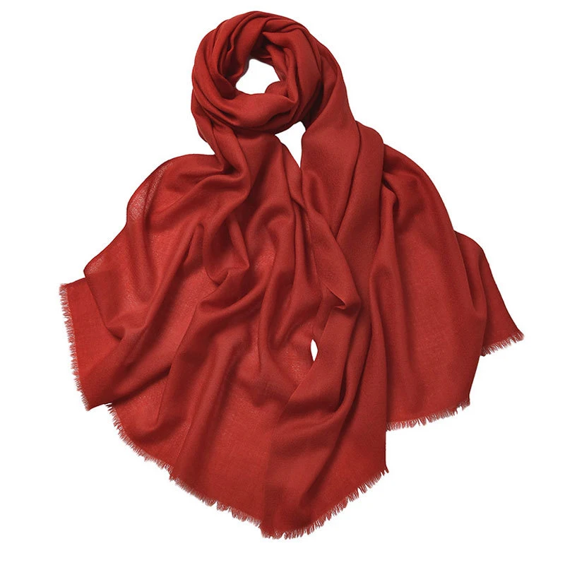 Dark winered Шерсть зимний шарф для женщин роскошный дизайнерский шарф для женщин роскошный шали и палантины роскошный бренд пашмины Шарфы - Цвет: Dark winered