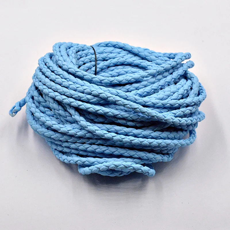 FLTMRH 3 мм круглый плетеный шнур из искусственной кожи веревка для изготовления