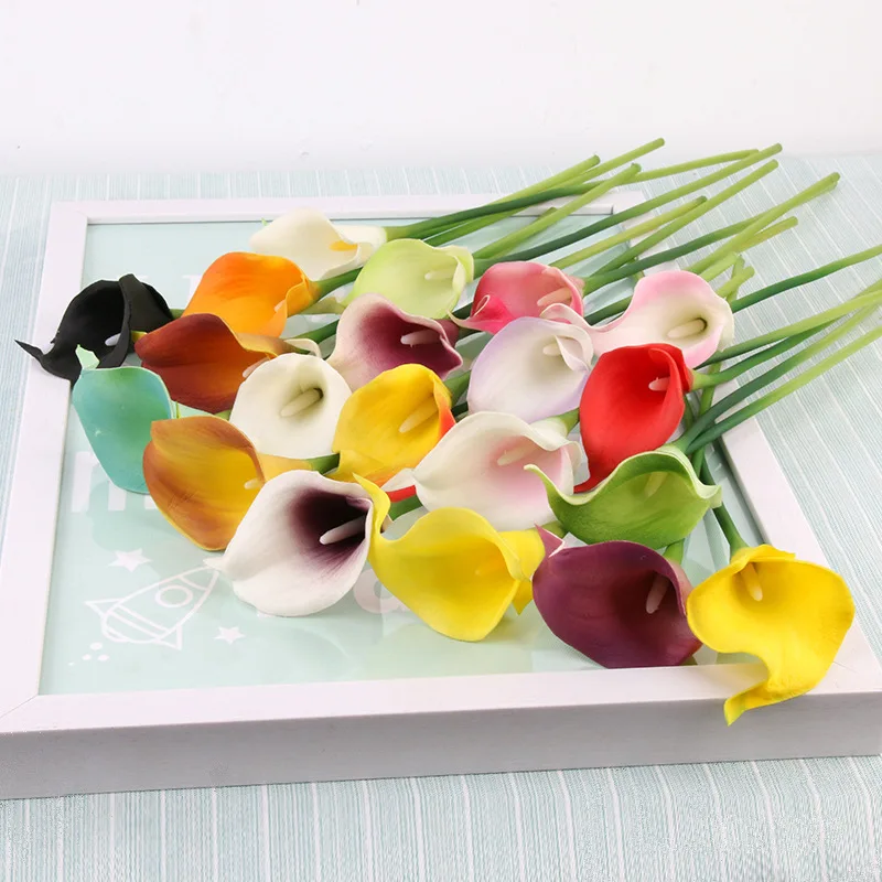 Искусственные цветы из искусственной кожи 1 шт./лот недорогой искусственный