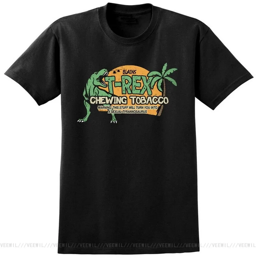 Хищник вдохновил отбеливает T Rex для мальчиков футболка в стиле ретро 80s фильм