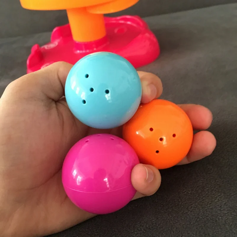 5 слойная Вращающаяся башня сделай сам с шариком медведем из мультфильма