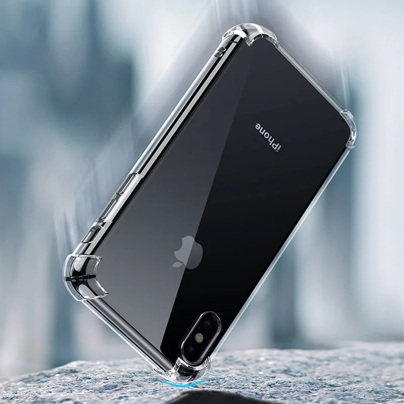 Роскошный прозрачный мягкий силиконовый чехол для телефона для iPhone 6S 6S 7 7S iPhone 8 Plus X 10 11 Pro XR XS Max 5 5S 5SE