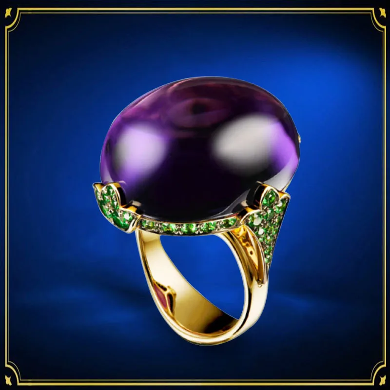 

Amethyst Ring, Luxury Jewelry Design, Elegant Lady Jewelry,indie Jewelry Accessories Trendy Ring Girlfriend Engagement Ring