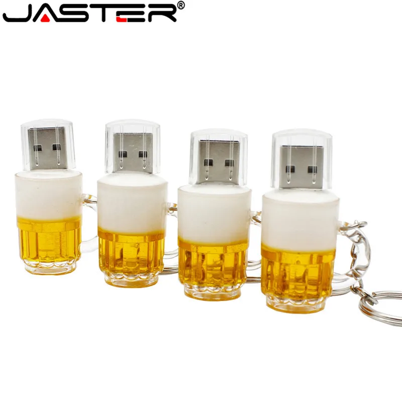 JASTER опт специальная пивная кружка модель usb флеш накопитель пивное стекло 4 ГБ 8 16