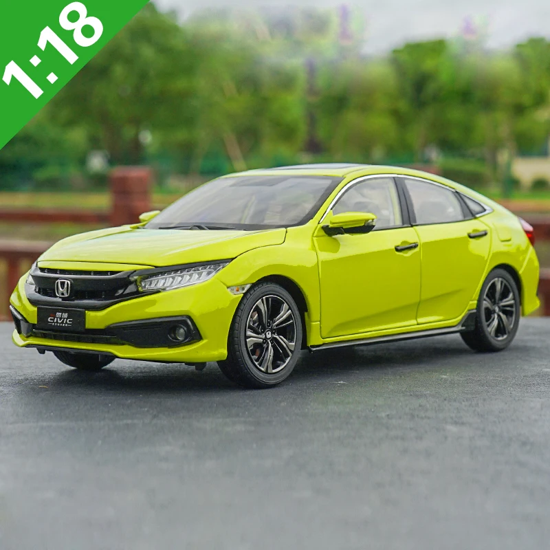 

High Meticulous 1:18 Honda 2019 CIVIC Alloy Model Car Static Metal Model Vehicles Original Box For Collection