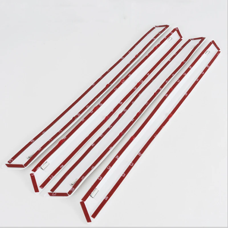 

YCCPAUTO Newest PVC Car Bumper Protector Anti-collision Strips Auto Front Rear Guard Corner Trim Bar Black White 4Pcs/set