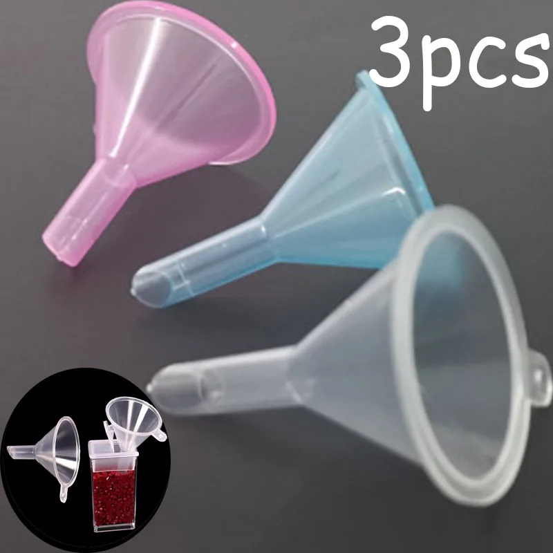 3 шт. квадратная алмазная живопись аксессуары Воронка Из Бисера контейнер