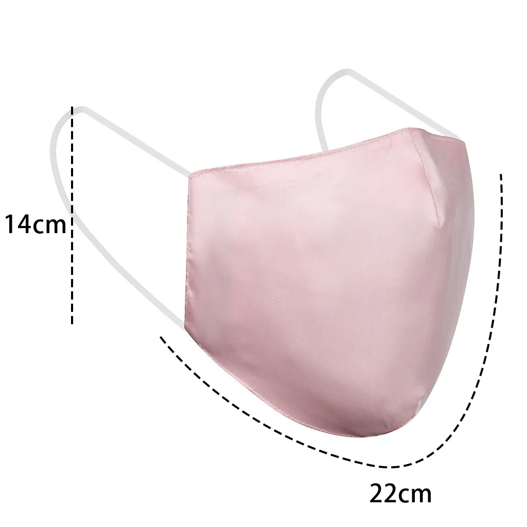 

4PCS headdress for Men & Women Solid Color Ultrathin Double-deck Silk Headband reusable Mascarilla mascarilas Drop Ship 2020 New