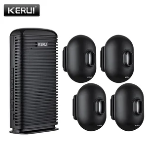 kerui dw9 wireless driveway security alarm waterproof pir motion detector garage welcome burglar alarm secure system patrol free global shipping