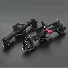 Анодированная Передняя и задняя портальная ось из алюминиевого сплава CNC для радиоуправляемого гусеничного автомобиля Axial SCX10 110 90046 RGT 90047, обновленные детали