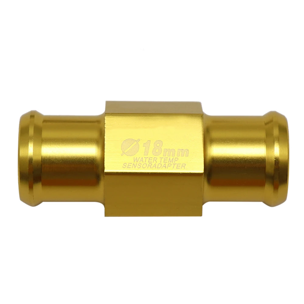 18mm-Gold Sclmotos-нержавеющая 18/22 мм мотоцикл термометр датчик измеритель температуры воды Температура Сенсор адаптер KOSO для Kymco Xmax 300 CBR125 ниндзя - Цвет: 18mm-Gold
