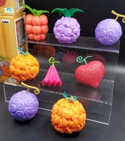 2021 hot 6cm 4pcsset one piece devil fruit cursed fruit collection action figure toys doll christmas gift with box