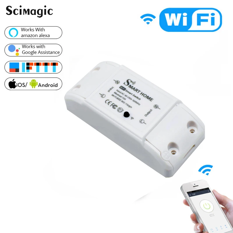 Смарт Открыватель для гаражных дверей Wi Fi приложение Smart Life/Tuya дистанционное