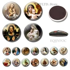 Магнит на холодильник с изображением девы Марии, Святой Иосиф Мадонны, украшение на холодильник год