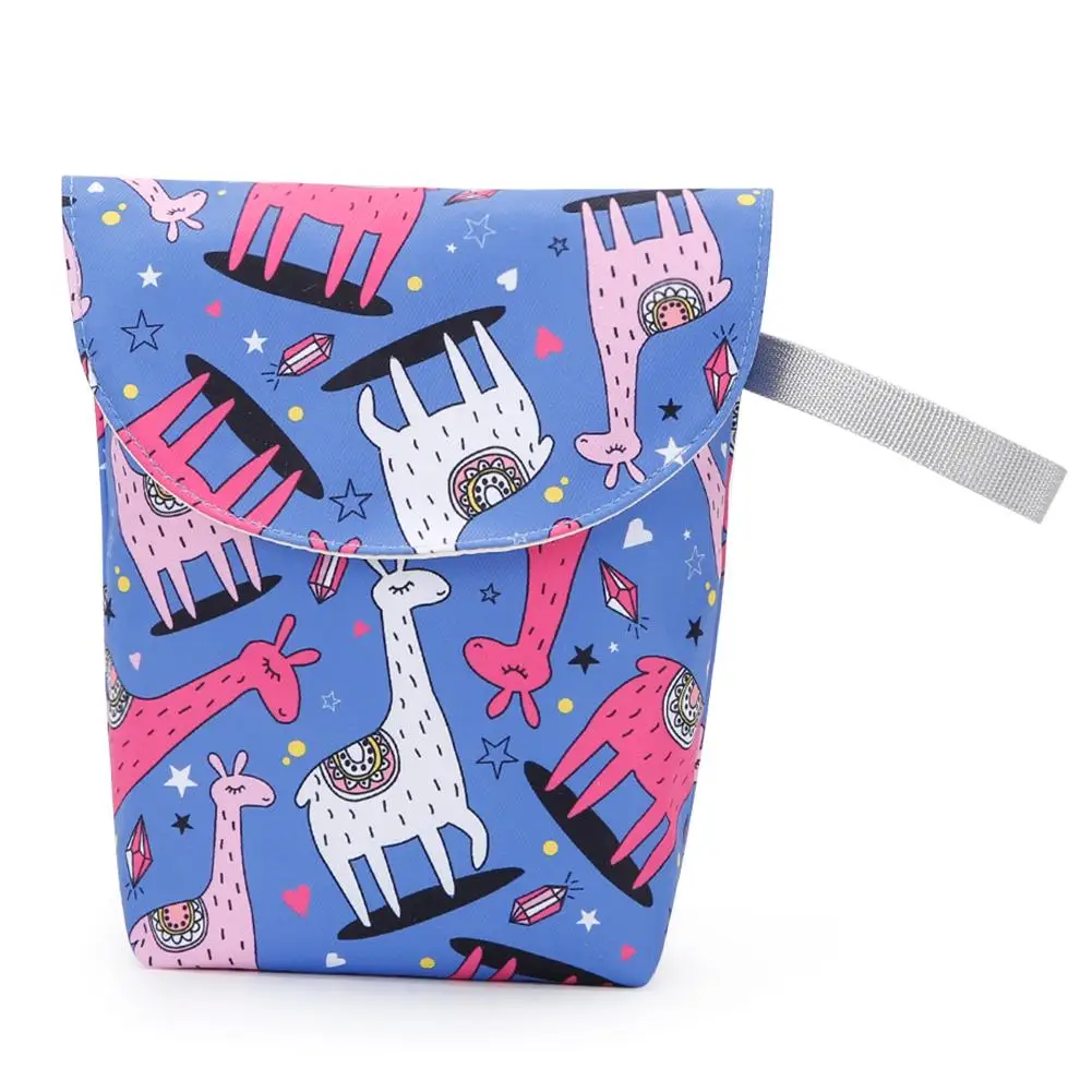 

Mummy Bag Mini Multifunctional Baby Diaper Bag Fashion Printing Waterproof Travel Diaper Storage Bag