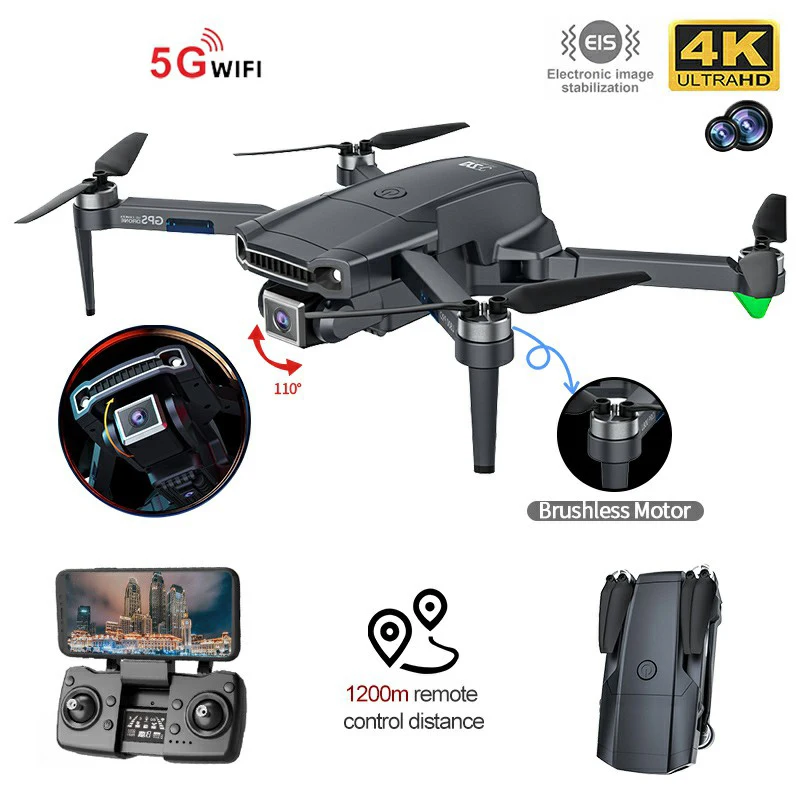 

Квадрокоптер L800Pro FPV 6k Профессиональный с GPS