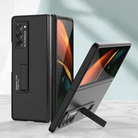 bracket ultra thin case for samsung galaxy z fold 2 cover kickstand function hard pc protective bracket case shockproof