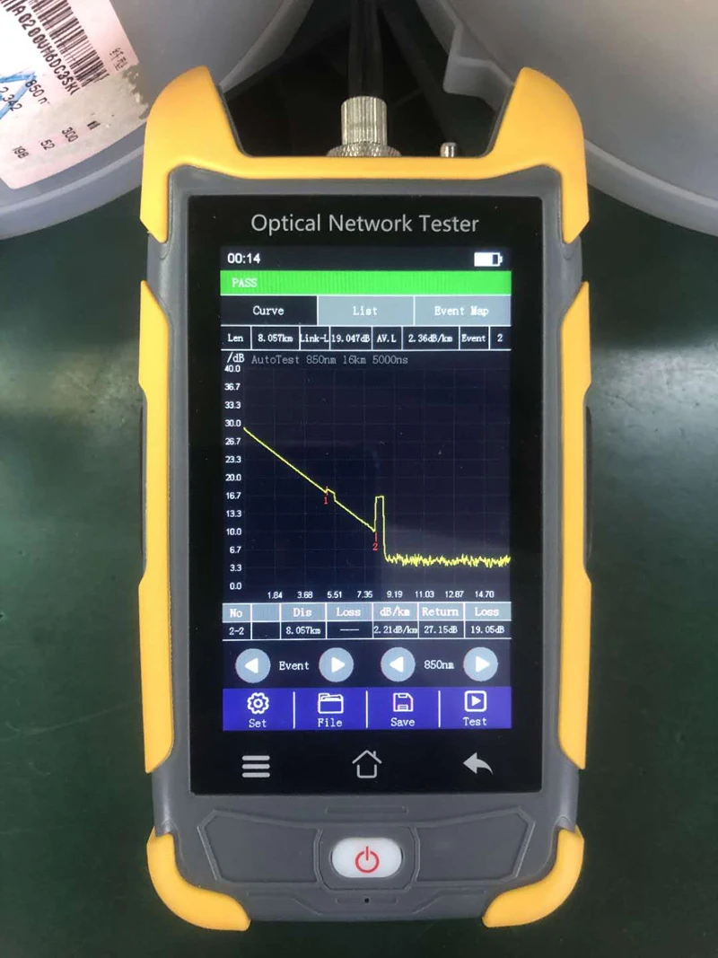 Online 980EXP OTDR Otdr Mit Multi Funktionen OPM OLS VFL Auto Ereignis Karte RJ45 Kabel Tester Expert Prüfung SC FC Anschlüsse
