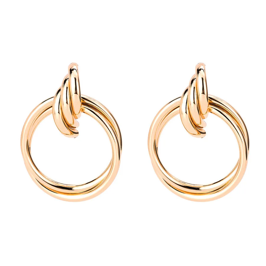 2019 Bohemia Style Exaggeration Round Metal Alloy Big Drop Earrings for Girl Women Fashion Jewelry Accessories Gift | Украшения и
