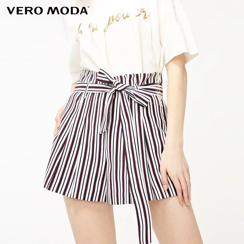 

Vero Moda Women's Spring & Summer Striped Shorts|319115523